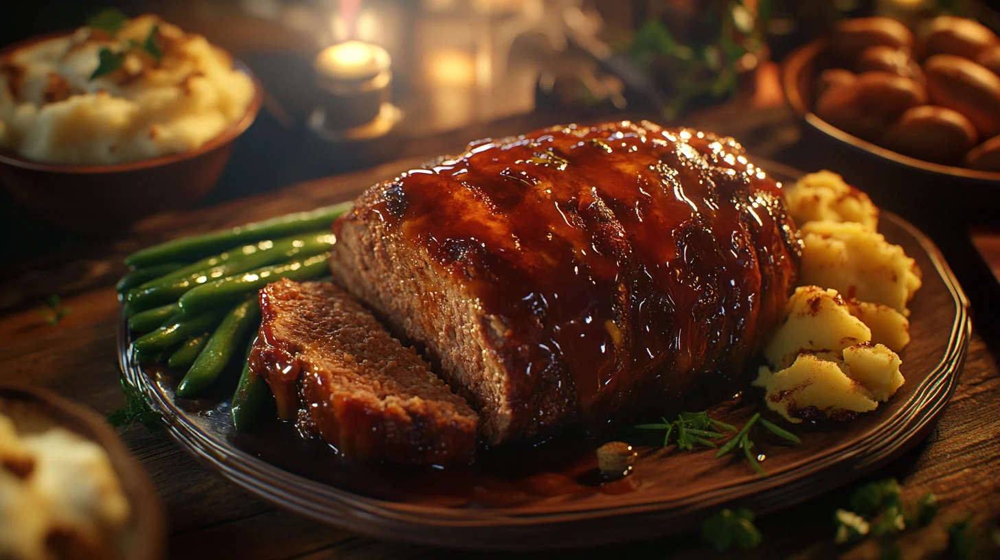 Plated Meatloaf