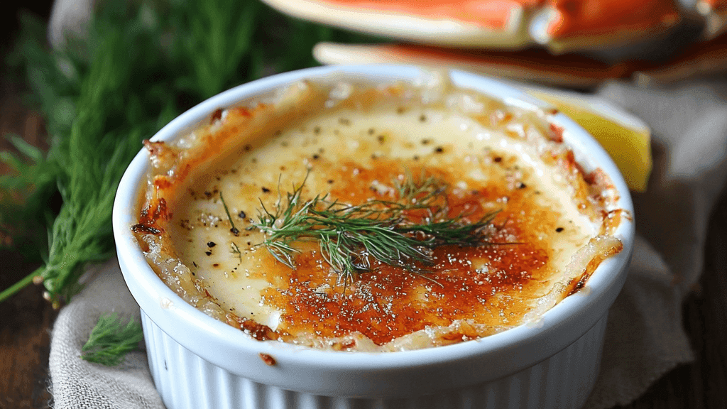 Crab Brulee recipe
