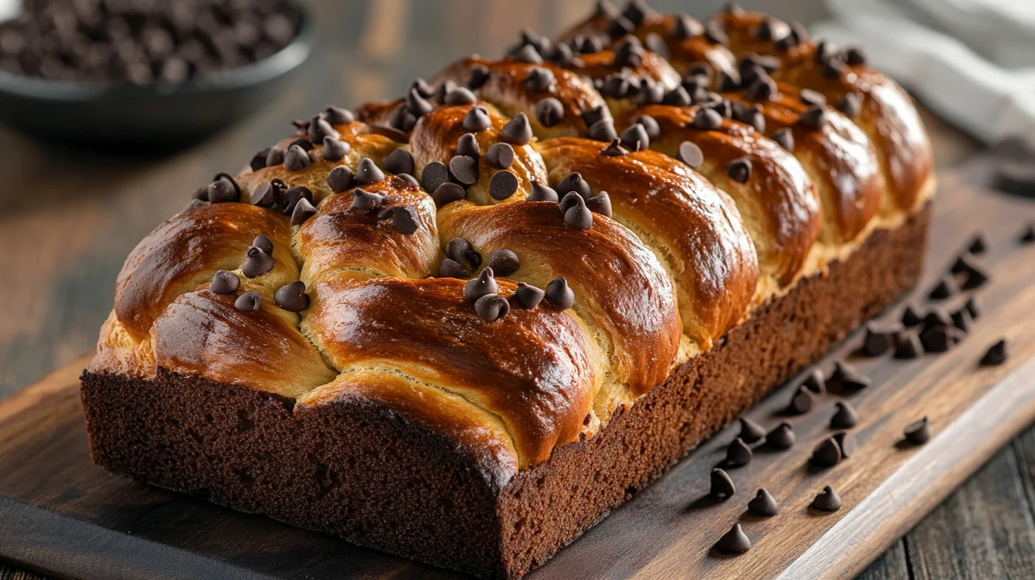 Braided Chocolate Chip Brioche
