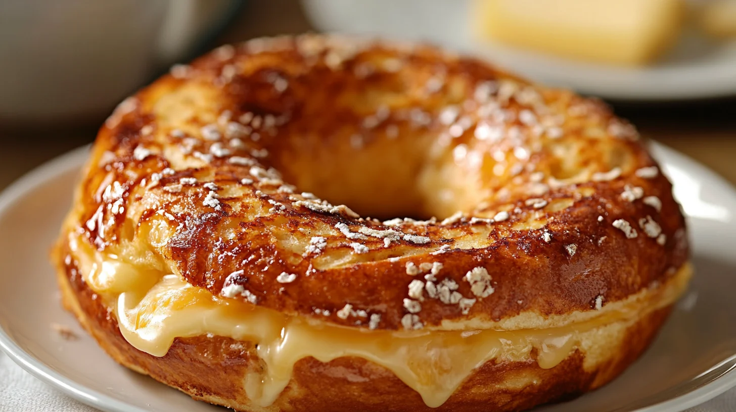 french toast Bagel and cheese