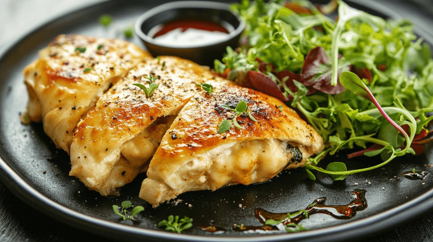 Chicken and Cheese Jalousie Recipe